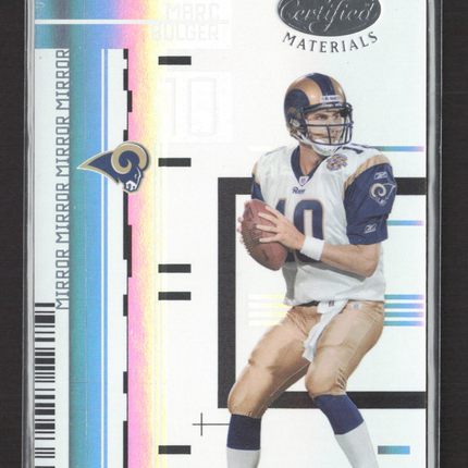 2005 Leaf Certified Materials Mirror Marc Bulger #109 /150
