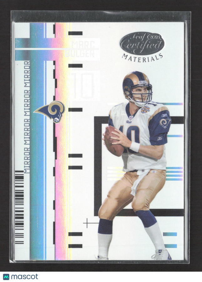 2005 Leaf Certified Materials Mirror Marc Bulger #109 /150