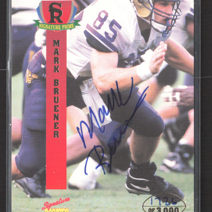 1995 Signature Rookies Signature Prime Mark Bruener #7 /3000 Auto