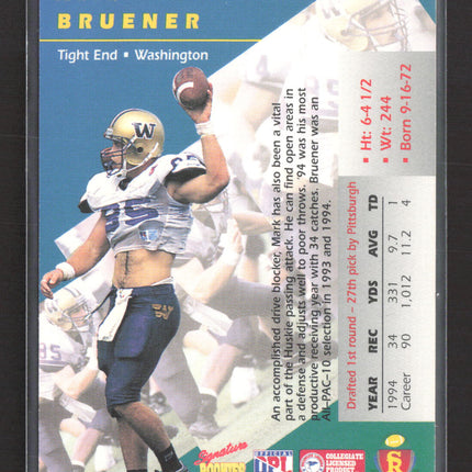 1995 Signature Rookies Signature Prime Mark Bruener #7 /3000 Auto