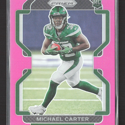 2021 Panini Prizm Michael Carter #365 Pink RC
