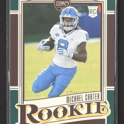 2021 Panini Legacy Michael Carter #170 RC 070/100