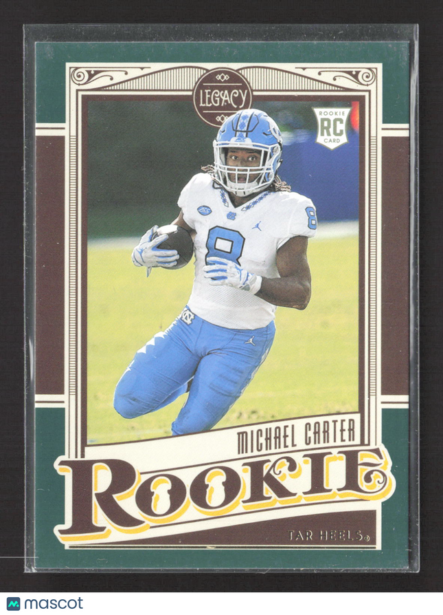 2021 Panini Legacy Michael Carter #170 RC 070/100