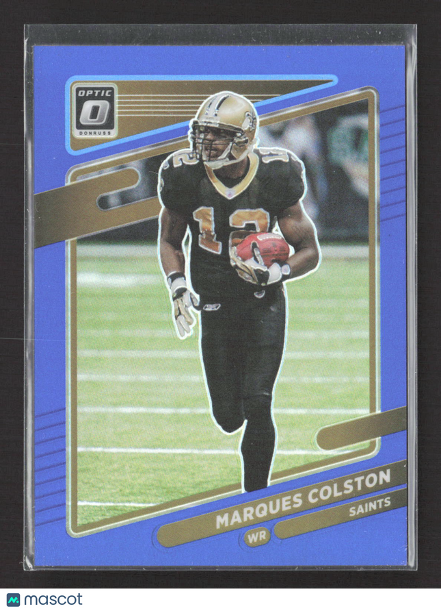 2021 Panini Donruss Optic Marques Colston #168 Blue 134/179