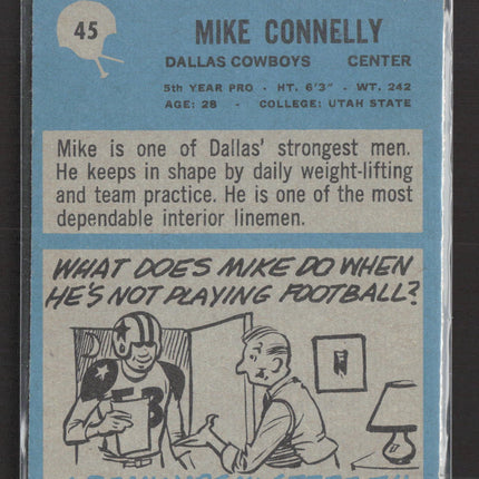 1964 Philadelphia Football Mike Connelly #45