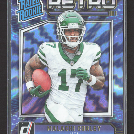 2024 Panini Donruss Retro Rated Rookie Malachi Corley #8