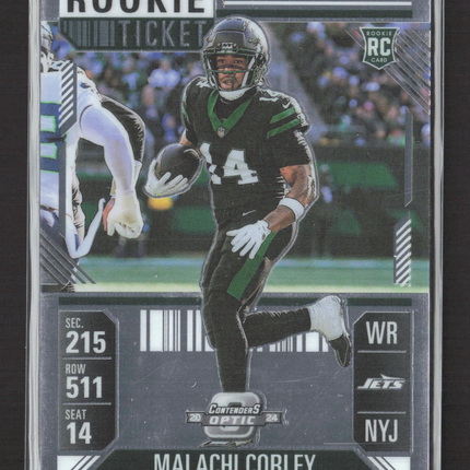 2025 Panini Contenders Optic Malachi Corley #85 RC