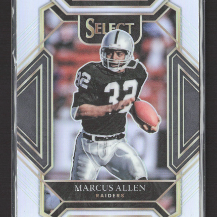 2022 Panini Select Prizm Club Level Marcus Allen #238 Silver