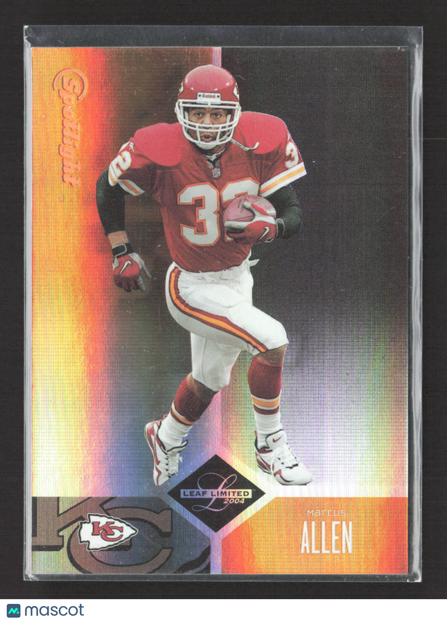 2004 Leaf Limited Spotlight Marcus Allen #130 /100