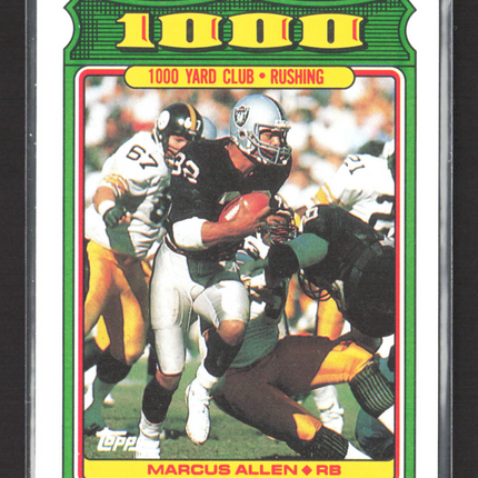 1988 Topps 1000 Yard Club Marcus Allen #27