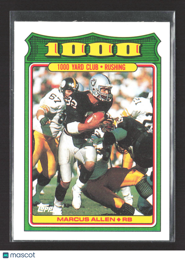 1988 Topps 1000 Yard Club Marcus Allen #27