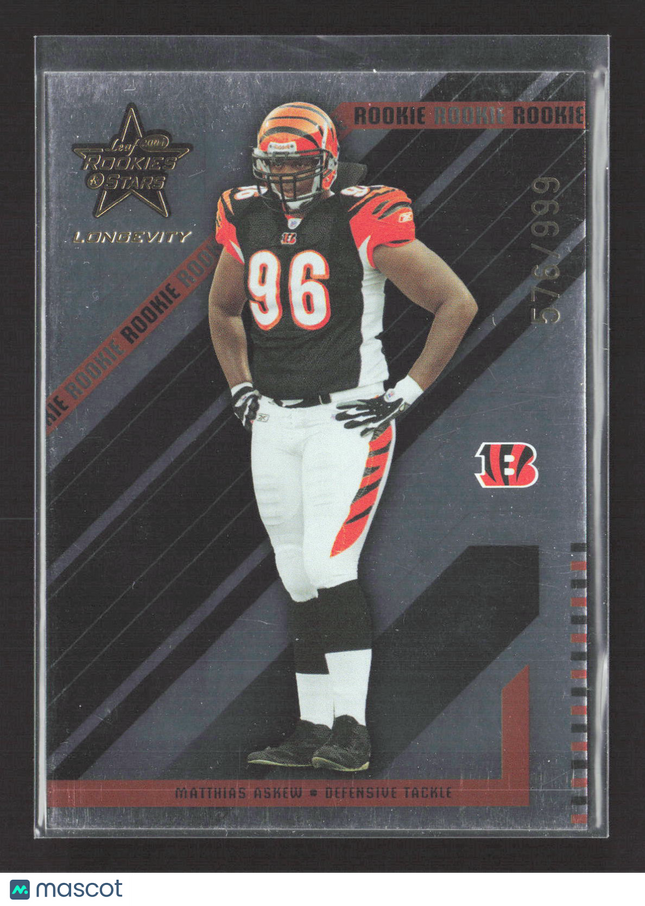 2004 Leaf Rookies & Stars Longevity Matthias Askew #121 576/999