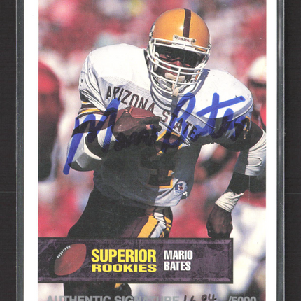 2025 Superior Rookies Mario Bates #24 /5000 Auto