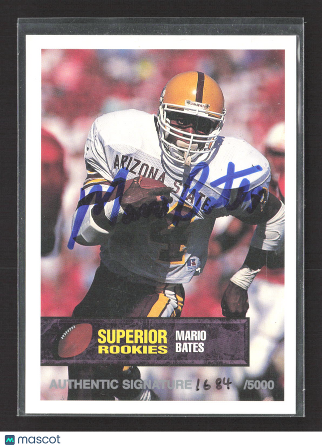 2025 Superior Rookies Mario Bates #24 /5000 Auto