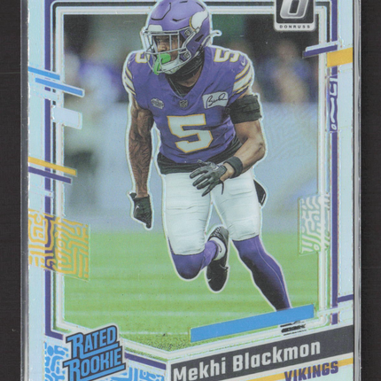 2023 Panini Donruss Optic Prizm Mekhi Blackmon #272 White Sparkle