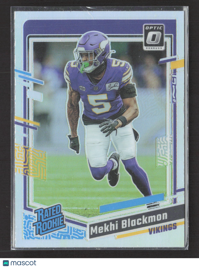 2023 Panini Donruss Optic Prizm Mekhi Blackmon #272 White Sparkle