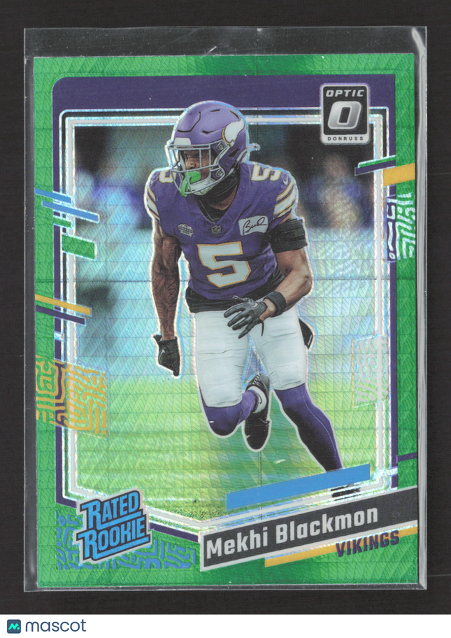 2023 Panini Donruss Optic Prizm Mekhi Blackmon #272 Green Hyper