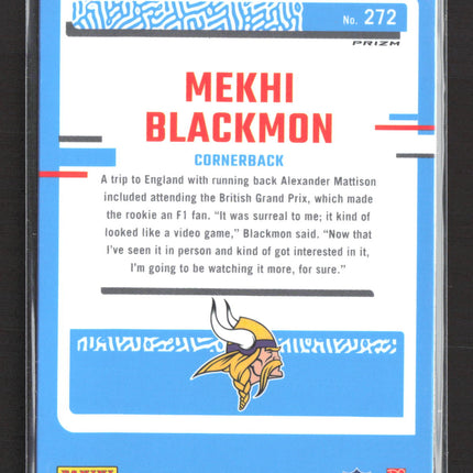2023 Panini Donruss Optic Prizm Mekhi Blackmon #272 Green Hyper