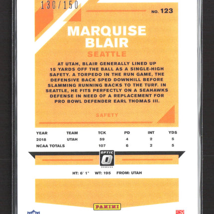 2019 Panini Donruss Optic Marquise Blair #123 Blue RC 130/150