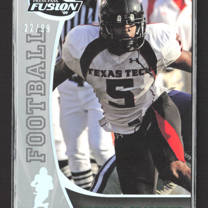 2009 Press Pass Fusion Michael Crabtree #40 Green 22/99
