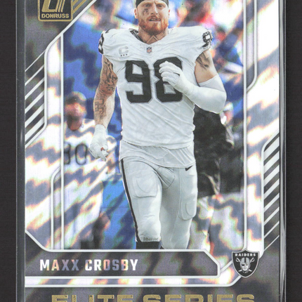 2024 Panini Donruss Elite Series Maxx Crosby #14 Holo