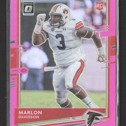 2020 Panini Donruss Optic Prizm Marlon Davidson #135 Pink