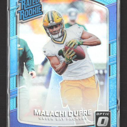 2017 Panini Donruss Optic Prizm Malachi Dupre #197 Blue 028/299