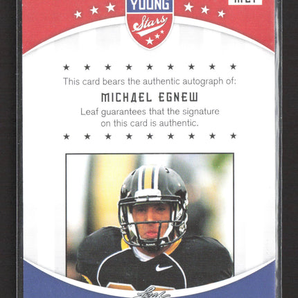 2012 Leaf Young Stars Michael Egnew #ME1 Auto