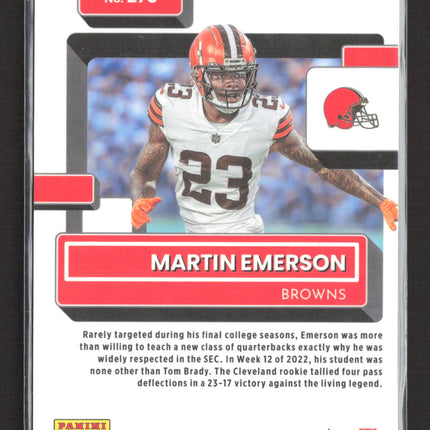 2023 Panini Donruss Optic Prizm Martin Emerson #275 Pink