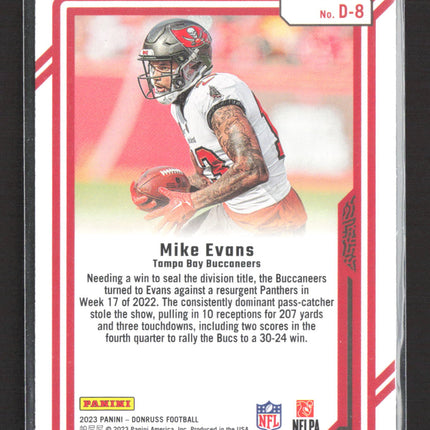 2023 Panini Donruss Dominators Mike Evans #D-8 Checkerboard