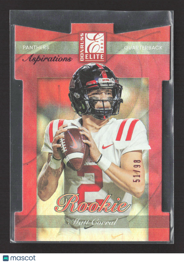 2022 Panini Donruss Elite Aspirations Matt Corral #202-108 51/98