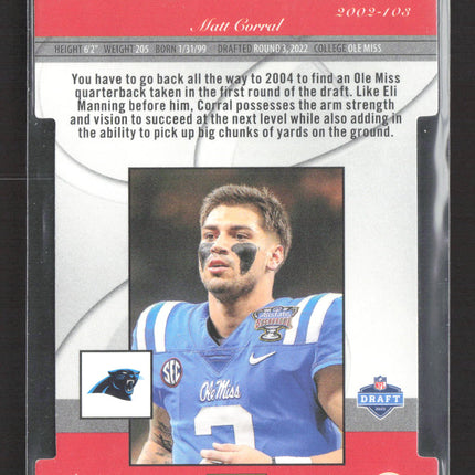 2022 Panini Donruss Elite Aspirations Matt Corral #202-108 51/98