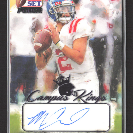 2021 Leaf Pro Set Power Campus Kings Matt Corral #CK-MC1 20/25 Auto