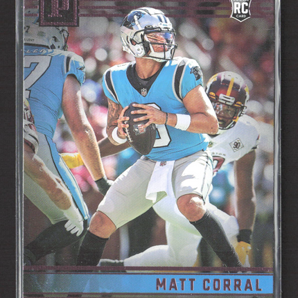 2023 Panini Chronicles Panini Football Matt Corral #PA-3 RC
