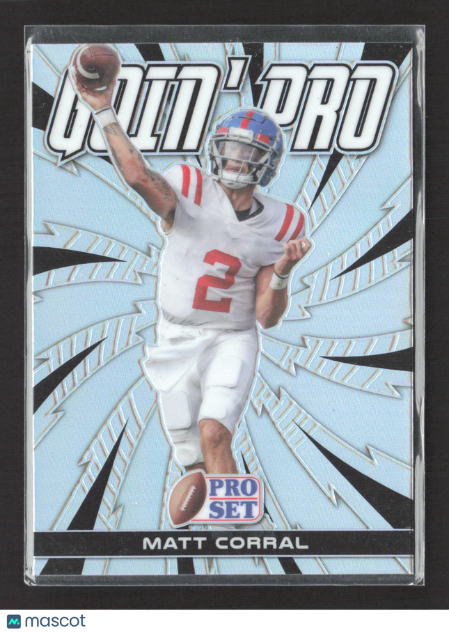 2022 Leaf Pro Set Goin' Pro Matt Corral #GP-MC1