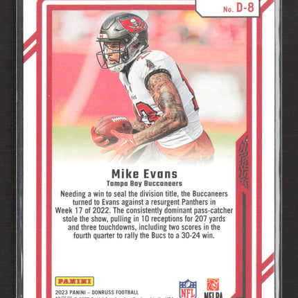 2023 Panini Donruss Dominators Mike Evans #D-8