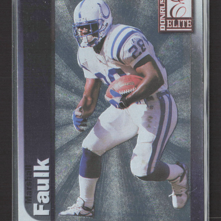 1999 Donruss Elite Marshall Faulk #140