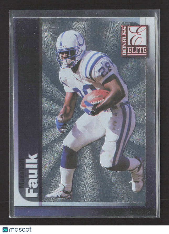 1999 Donruss Elite Marshall Faulk #140
