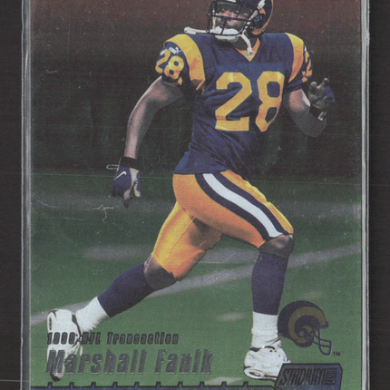 1999 Topps Stadium Club Marshall Faulk #179