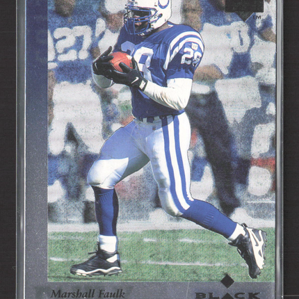 1997 Upper Deck Black Diamond Marshall Faulk #54