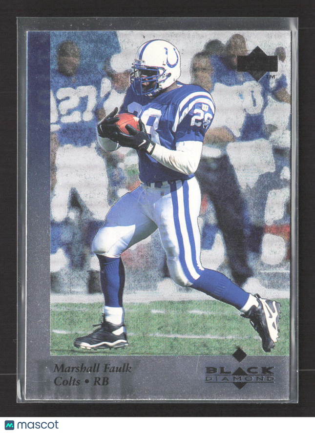 1997 Upper Deck Black Diamond Marshall Faulk #54