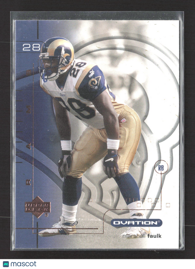 2001 Upper Deck Ovation Marshall Faulk #72