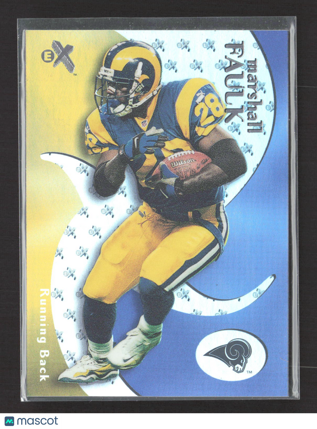 2000 Fleer E-X Marshall Faulk #44