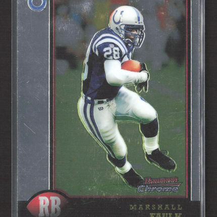 1998 Bowman Chrome Marshall Faulk #104