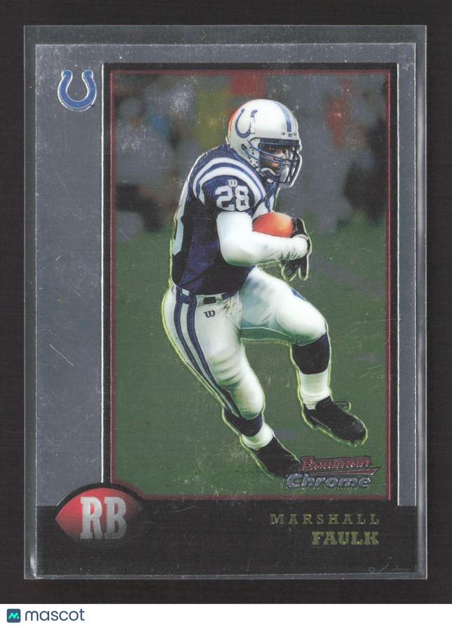 1998 Bowman Chrome Marshall Faulk #104