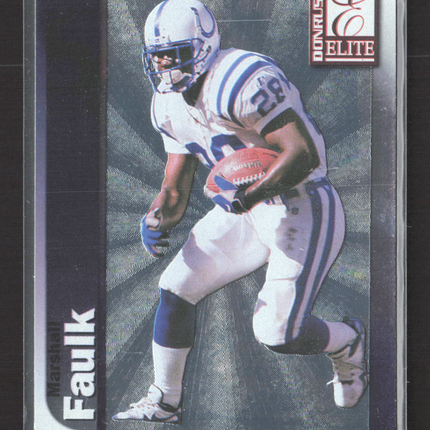 1999 Donruss Elite Marshall Faulk #140