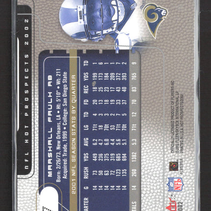2002 Fleer Hot Prospects Marshall Faulk #7