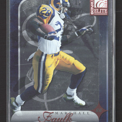 2000 Donruss Elite Marshall Faulk #118