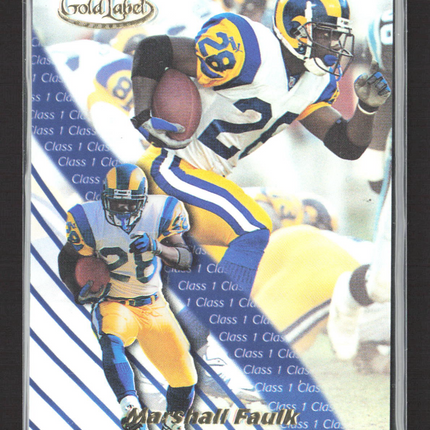 2000 Topps Gold Label Marshall Faulk #79 Class 1