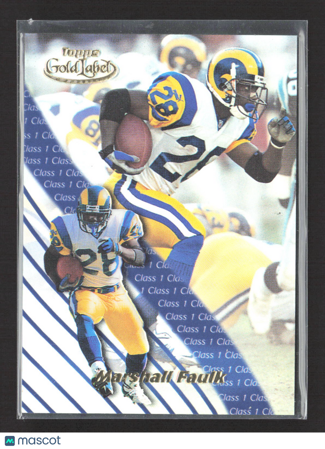 2000 Topps Gold Label Marshall Faulk #79 Class 1